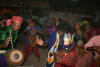 Mrdanga-Spieler an Ram Ravanna Prozession an Dassara