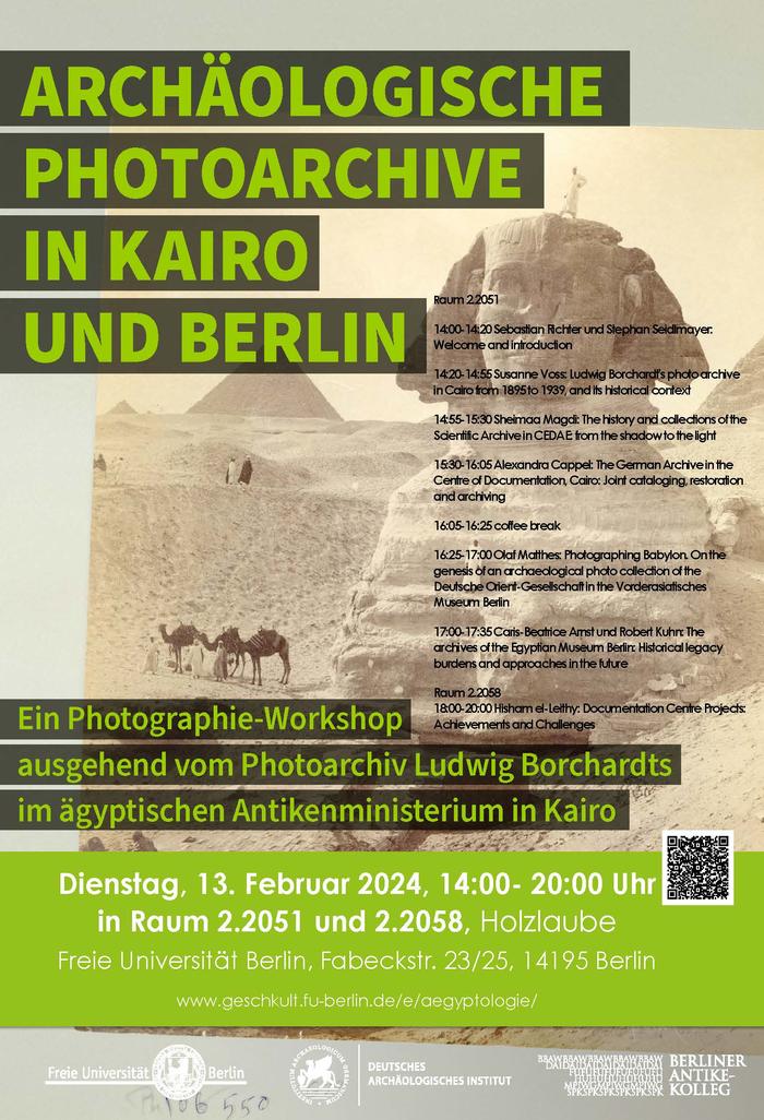 Poster-Fotoarchive-Kairo-Berlin mit Vorträgen
