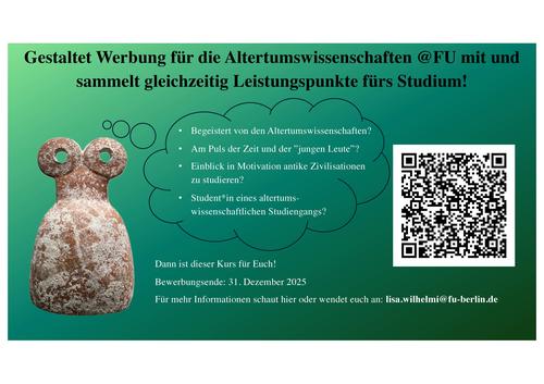 Ankündigung LV: Bringing Ancient Studies @FU to the World and the World to Ancient Studies @ FU