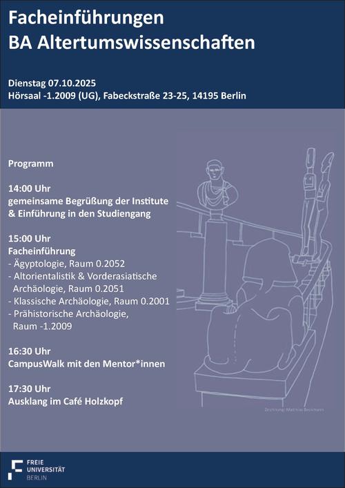 Facheinführung Ankündigung