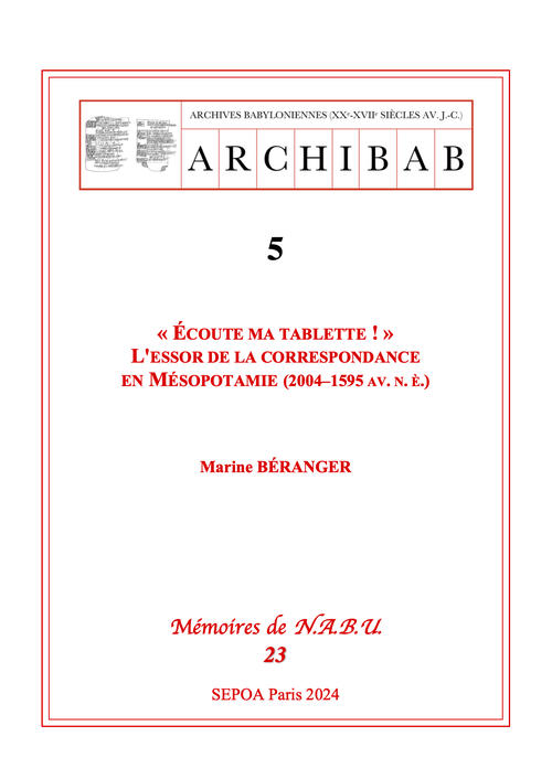 Couverture Beranger 2024 ARCHIBAB 5