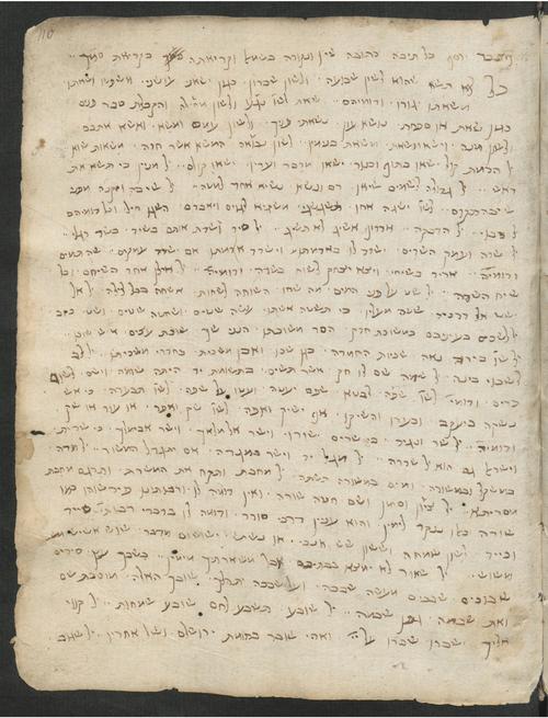 Ms. or. fol. 1219, fol. 110r, einspaltige Auflistung