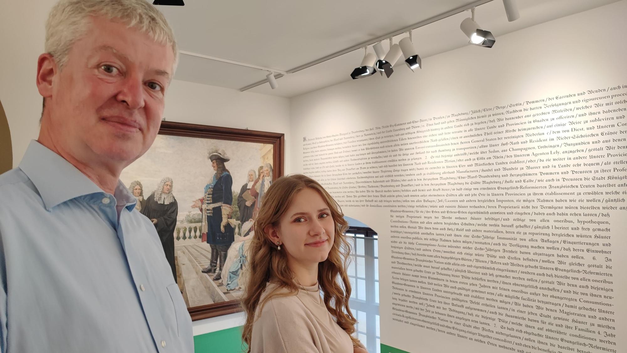 Alexander Schunka und Emily Krüger