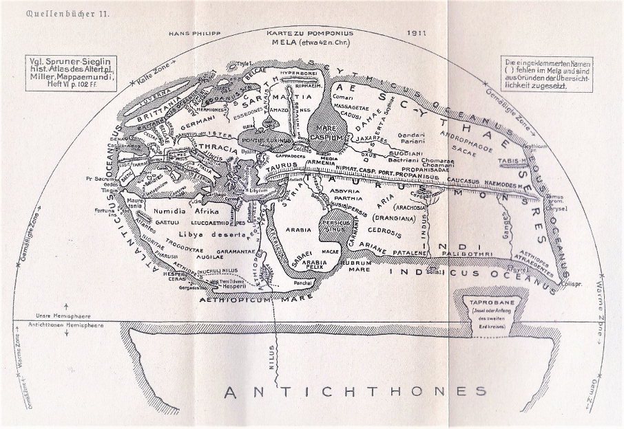 Die Chorographia ("Erdbeschreibung") des Pomponius Mela