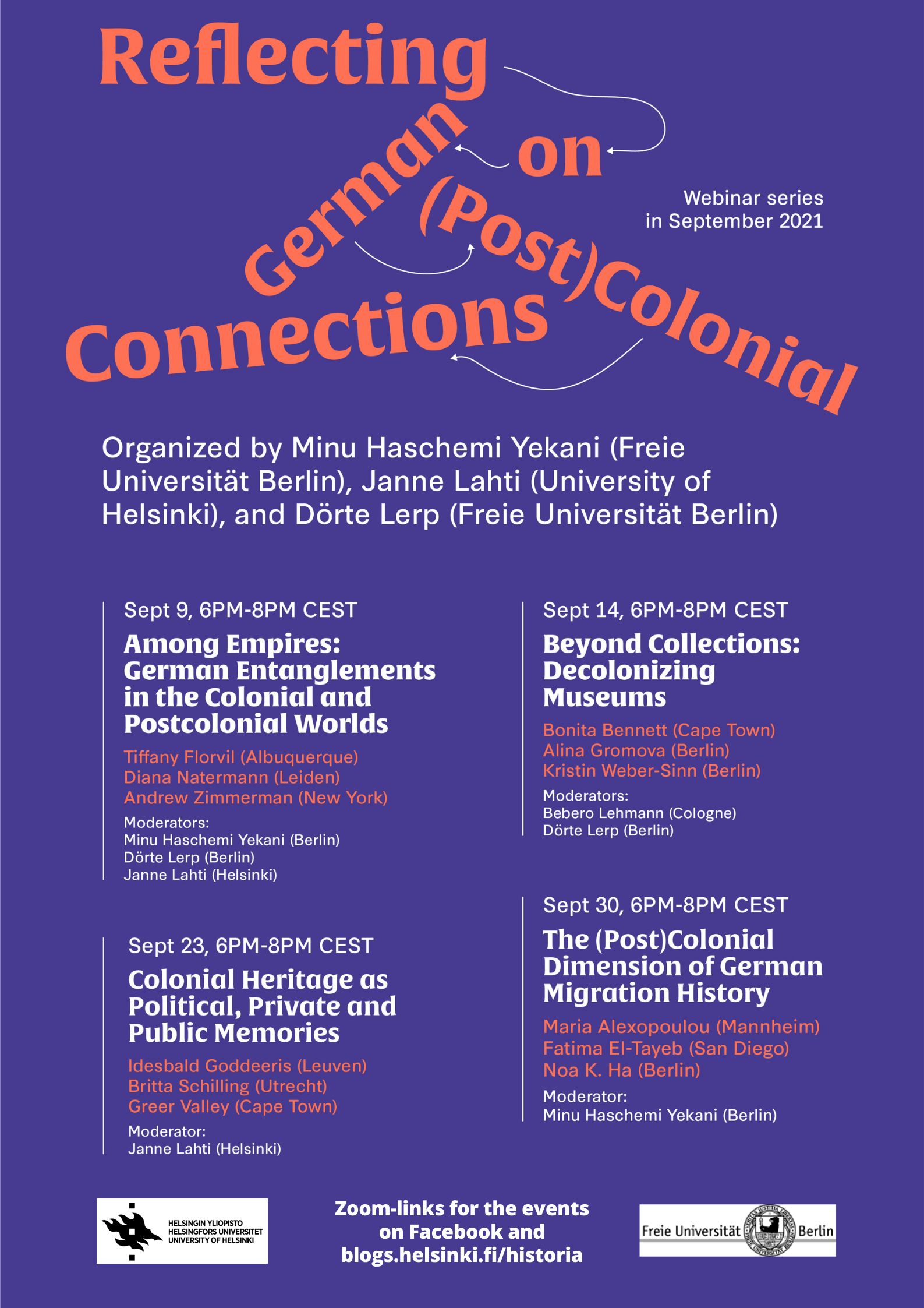 Webinar series "Reflecting on German (Post)Colonial Connections"