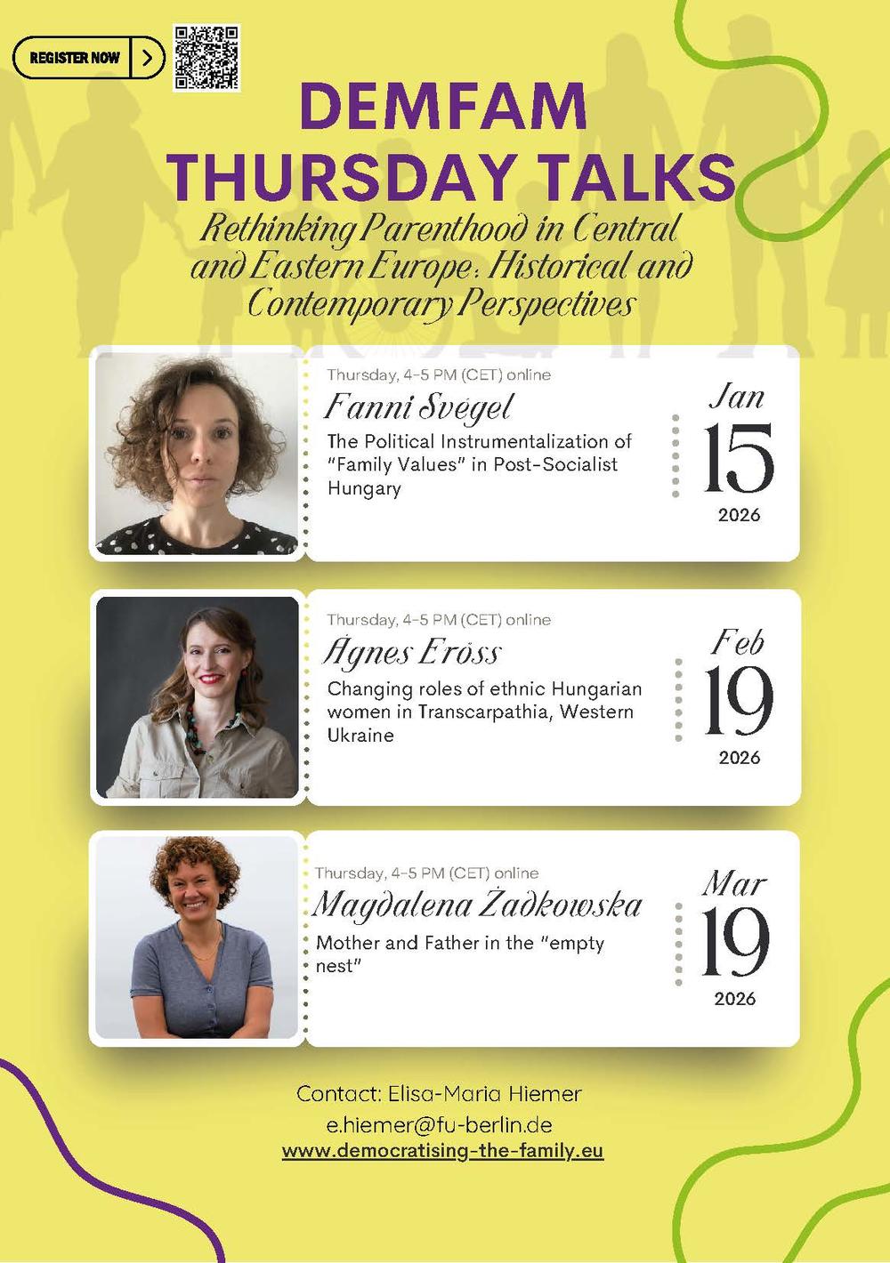 Workshop "Rethinking Parenthood in Central and Eastern Europe: Historical and Contemporary Perspectives". Page 2