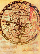 Mappa mundi, 11. Jh.