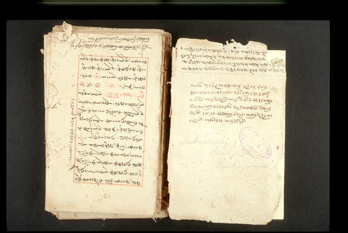 Notes (right) and Folio 296r (left)