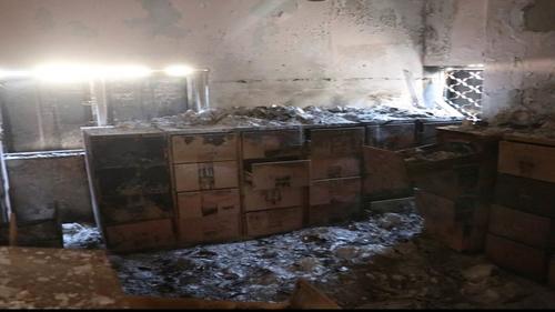 Central Archive of Gaza municipality bombed by IDF
