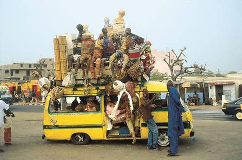 Dominique Zinkpè, Taxi-Installation, Dak'Art 2002