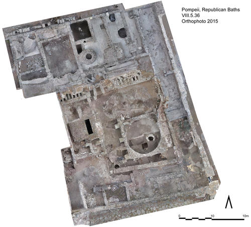 Fig. 5: Republican Baths, orthophoto