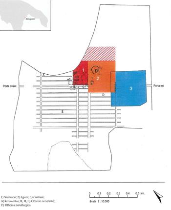 Fig. 1. Reconstructed plan of Metapontum 