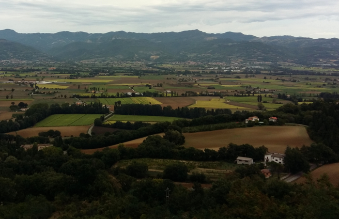 View of the Upper Tiber Valley from Citerna