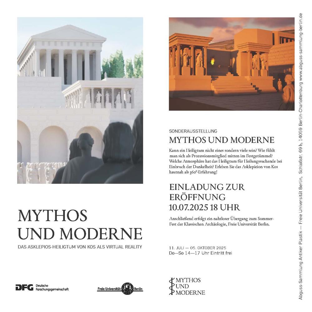 Einladung Mythos und Moderne