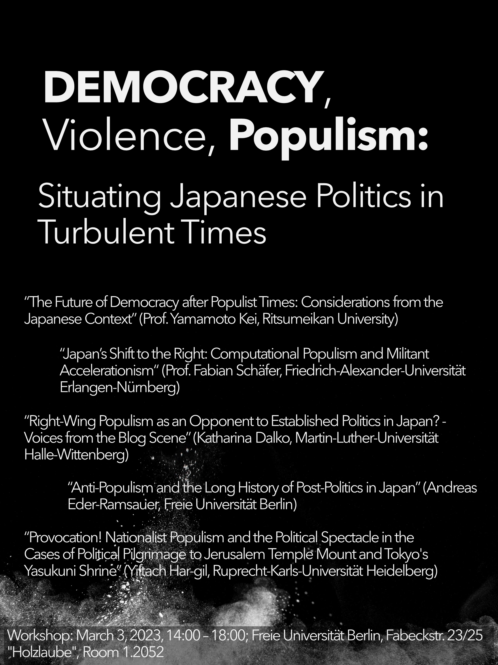 Poster_POPULISM, Violence, And Democracy