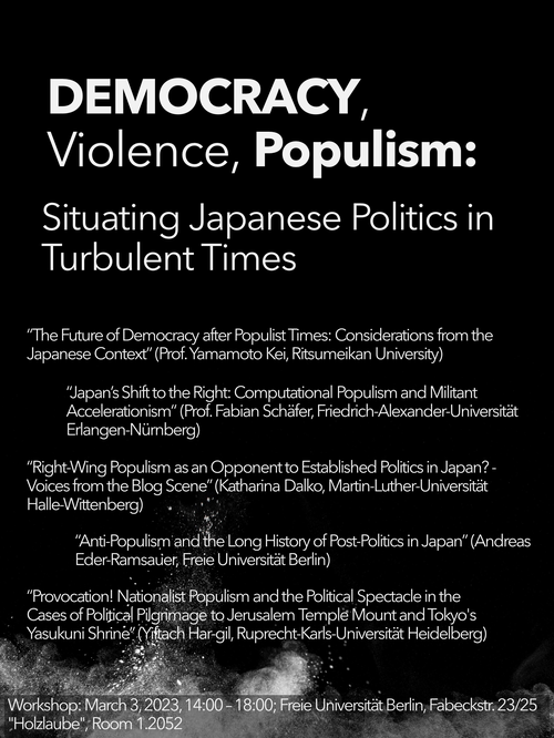 Poster_POPULISM, Violence, And Democracy