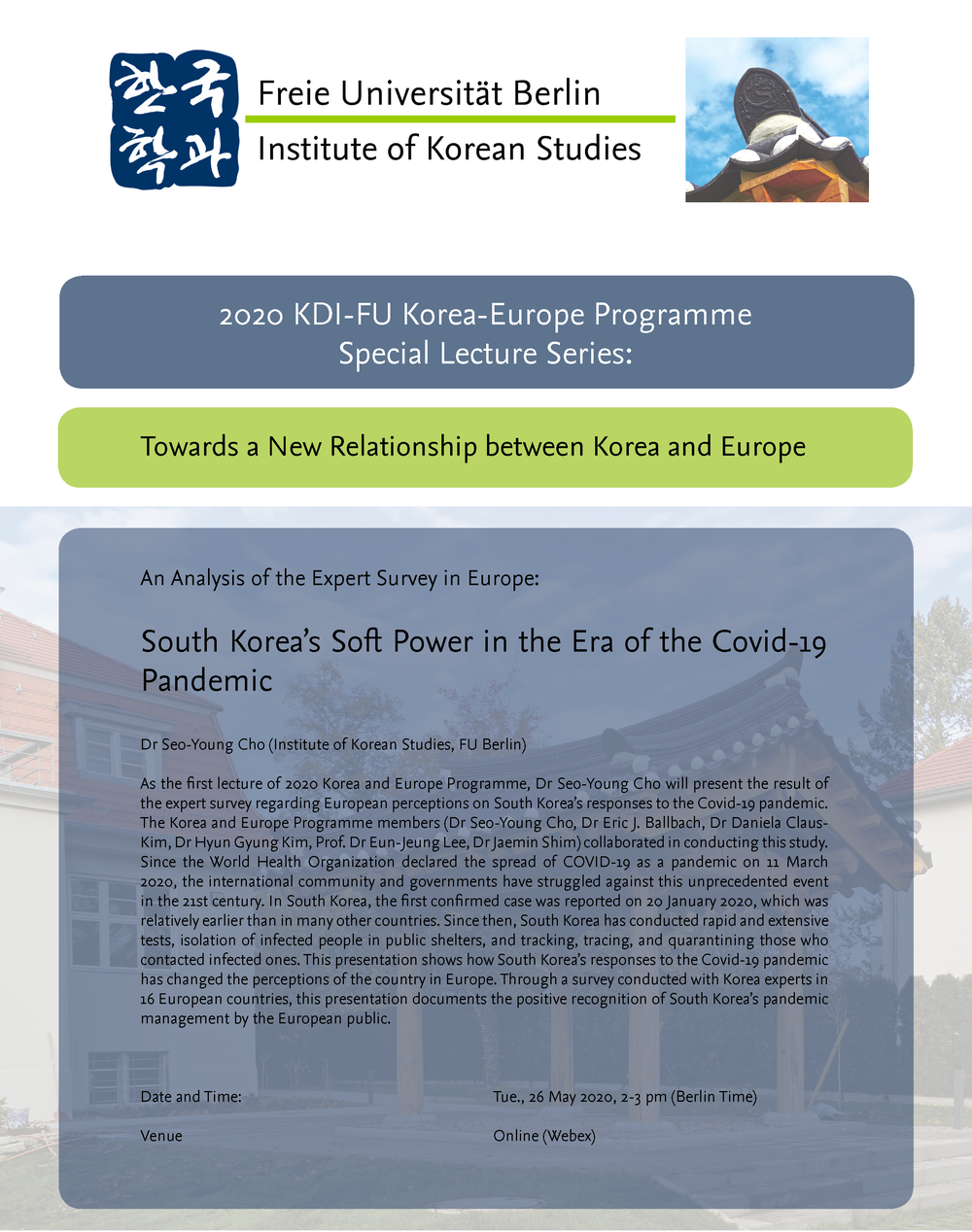 KDI-FU Korea-Europe Programme SLS 01