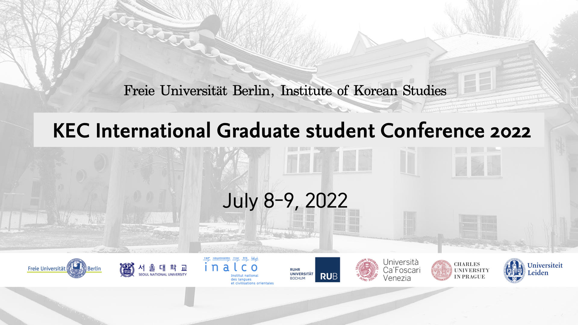 KEC International Graduate student Conference 2022