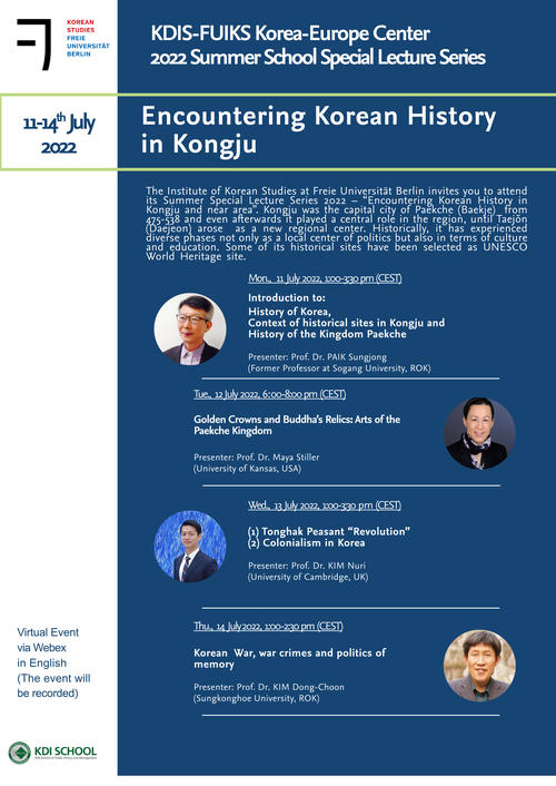 KDIS-FUIKS-KEC Korean Studies Summer School 2022