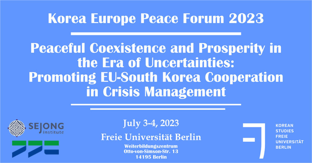 Korea Europe Peace Platform 2023
