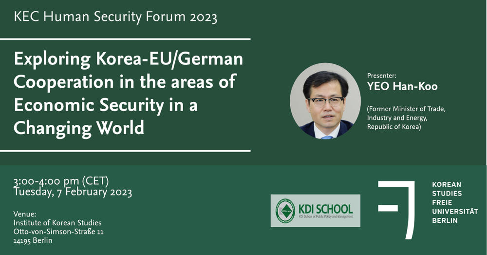 KEC Human Security Forum 2023 - YEO Han-Koo