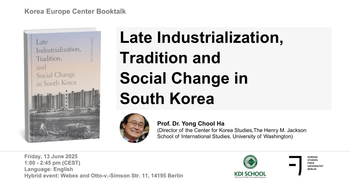 KEC Booktalk - Prof. Dr. Yong-Chool Ha