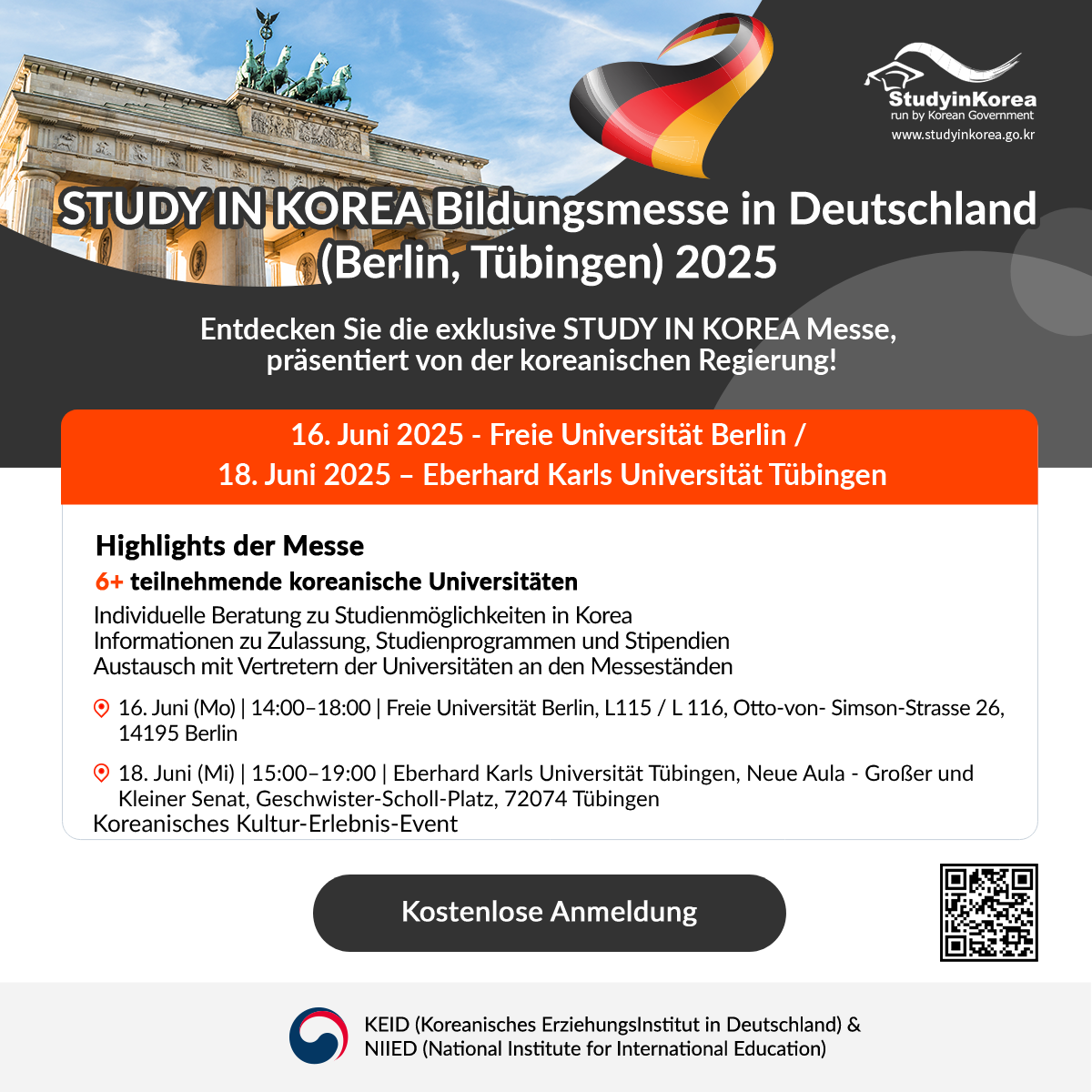 STUDY IN KOREA Bildungsmesse in Berlin 2025
