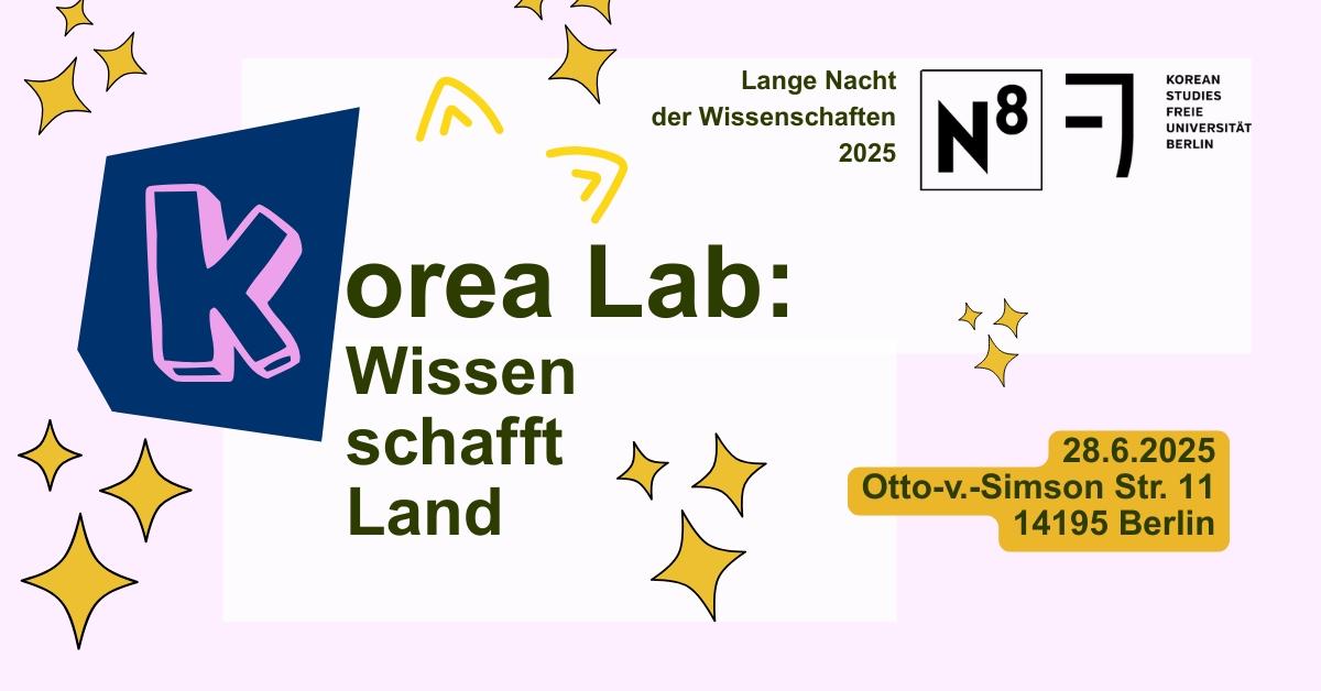 Korea Lab: Wissen schafft Land (Lange Nacht der Wissenschaften 2025)