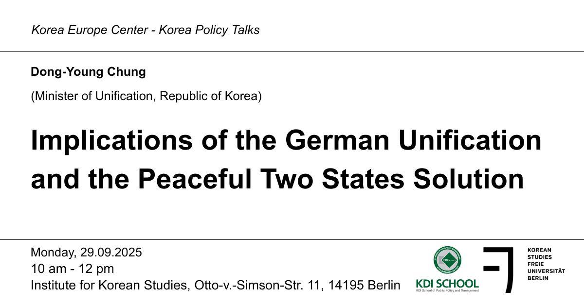 Korea Policy Talks