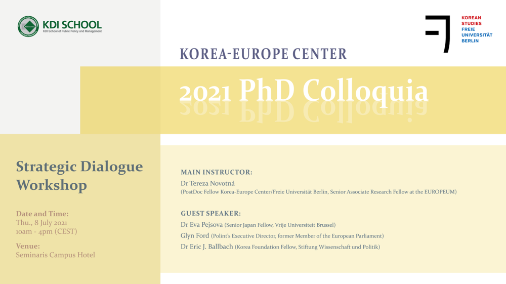 2021 Strategic Dialogue Workshop