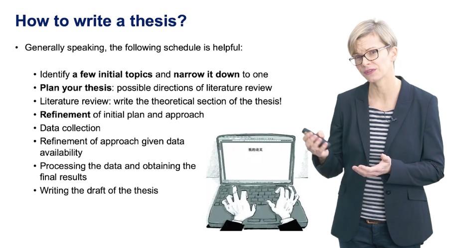 how to write a thesis