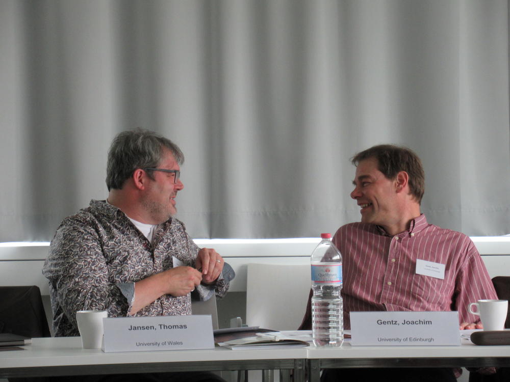 Konferenz Teilnehmer Joachim Gentz und Thomas Jansen
