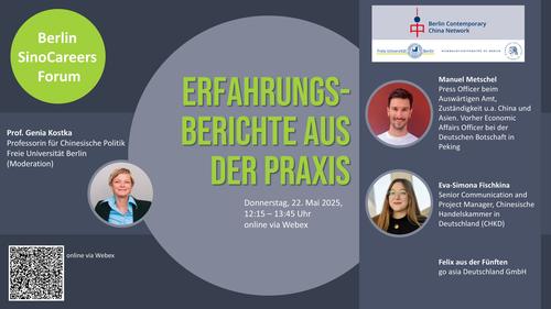 Berlin SinoCareers Forum, 22. Mai