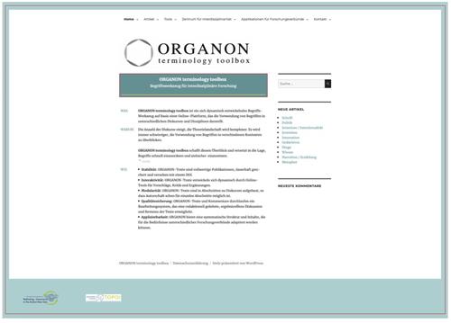 Organon Startseite