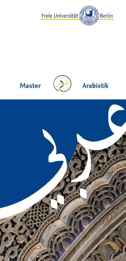 Master's programme Arabic Studies