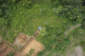 Aerial photo of the Tanah Lua site.