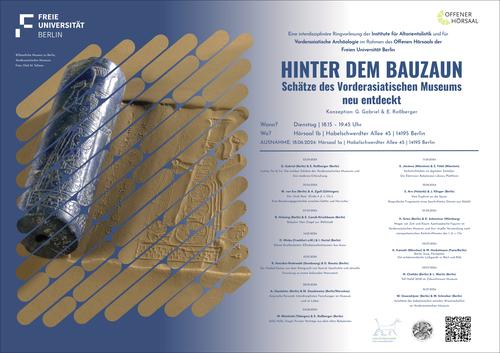 Poster Ringvorlesung Hinter dem Bauzaun