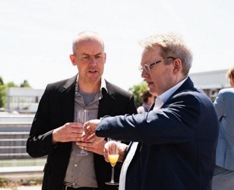 The convenors: Mathieu Ossendrijver, Prof. of the History of Science in the Ancient Orient (left) and Prof. J. Cale Johnson, Prof. of the History of Knowledge in the Ancient World (right) 