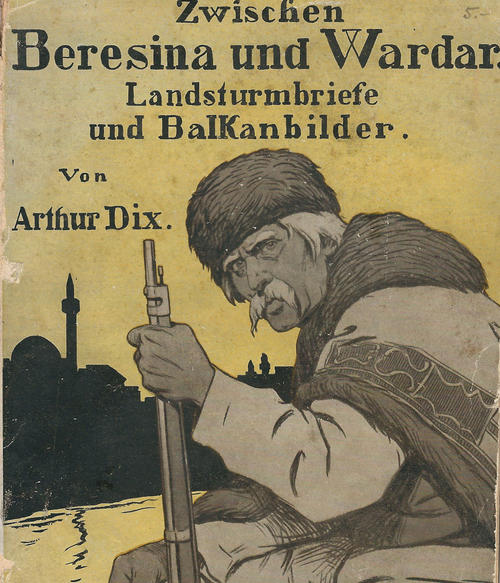 Book cover from 1916, Arthur Dix (1875-1935) (detail)