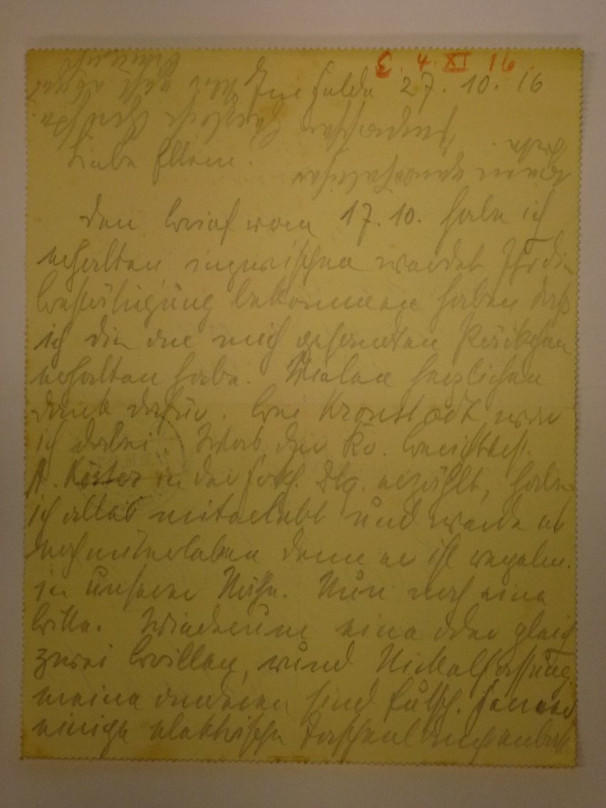 Letter from 10.27.1916