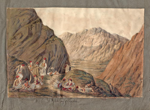 Ludwig Köllnberger (1811-1893), "Brigand's Fiesta"