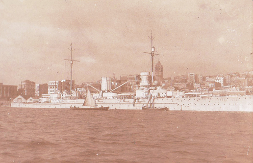 Battlecruiser SMS Goeben in Constantinople