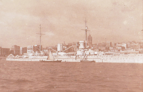 Battlecruiser SMS Goeben in Constantinople
