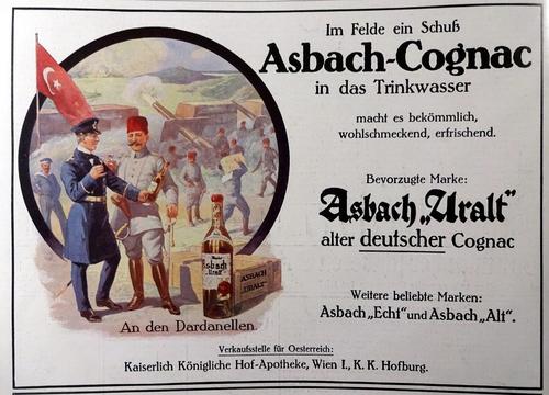 German advertisement for Brandy (1915)