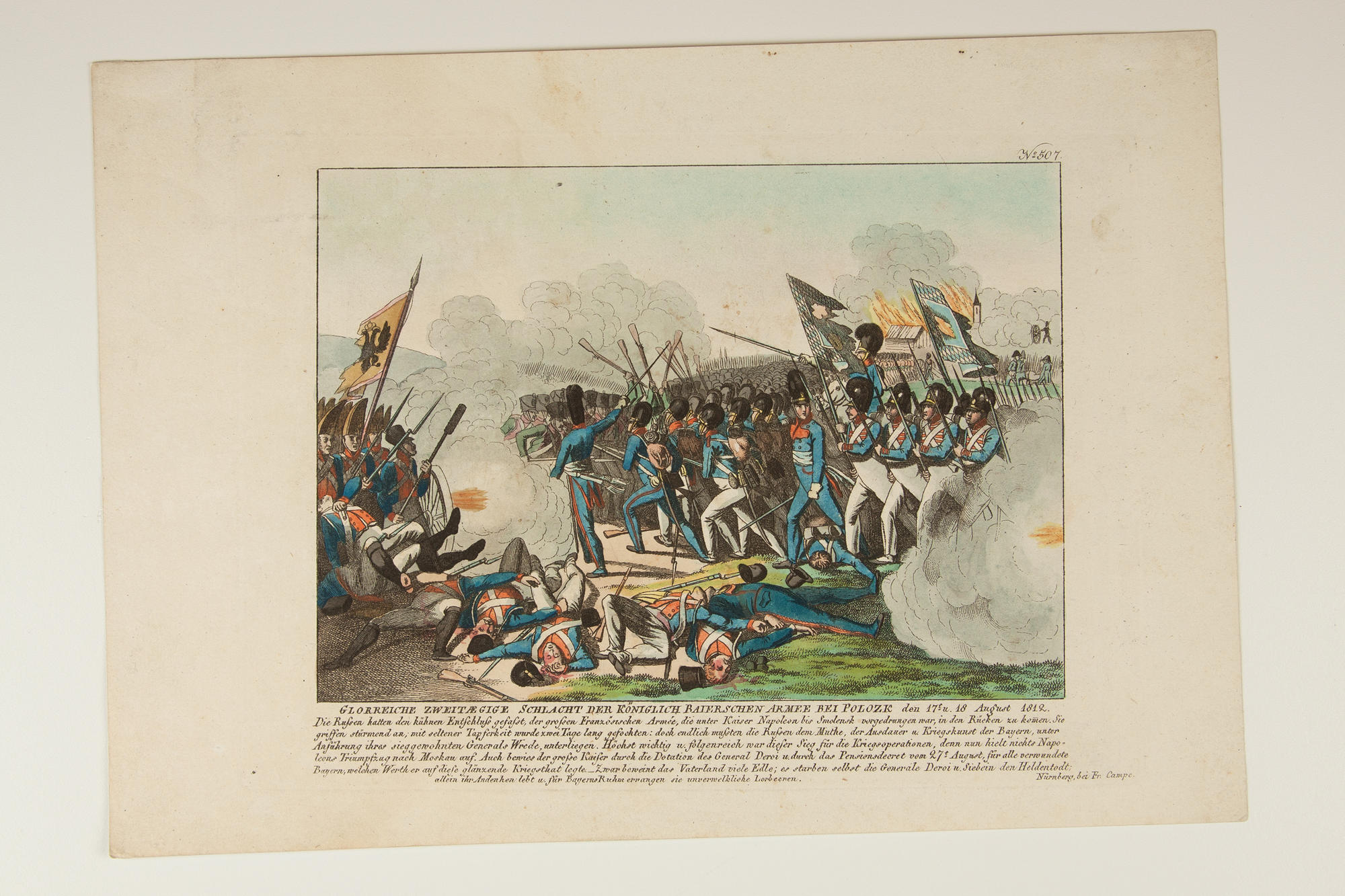 Bavarians in the Battle of Polotsk, 17-18 August 1812
