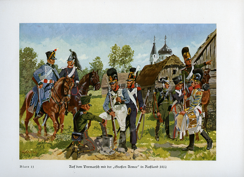 Herbert Knötel, depiction of uniform, (1936)