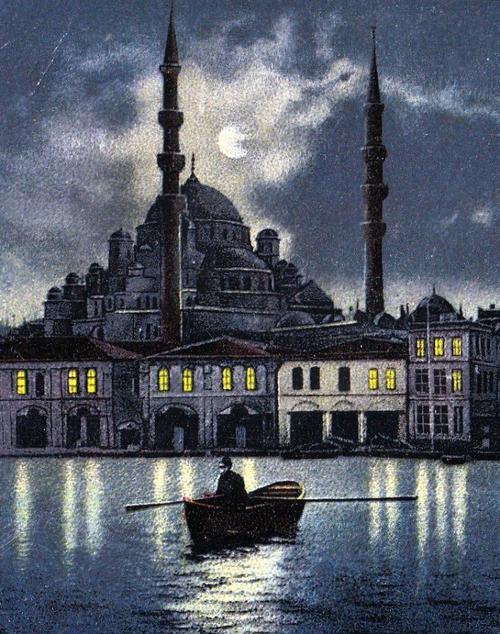 Detail of a postcard from Constantinople
