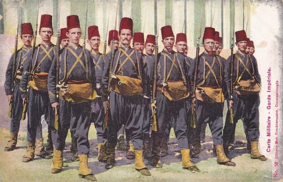 Ottoman infantrymen before the Great War