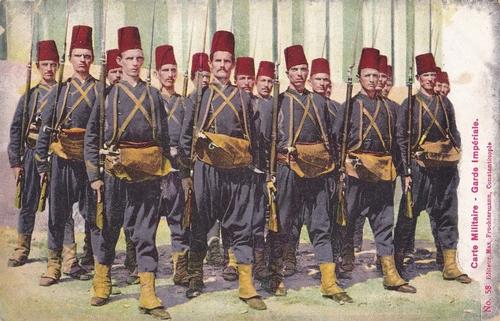 Ottoman infantrymen before the Great War