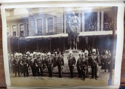 Album photograph, Unveiling Ceremony, Gordon Memorial (1890)